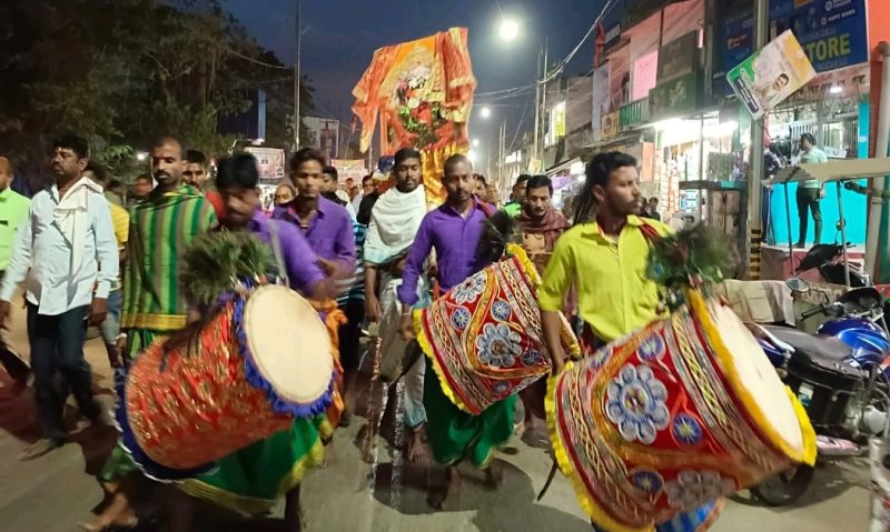 ମା ଦଣ୍ଡକାଳୀ ମନ୍ଦିର ପୀଠରେ ନୂତନ ବହି ପୂଜନ ଓ ନଗର ପରିକ୍ରମା