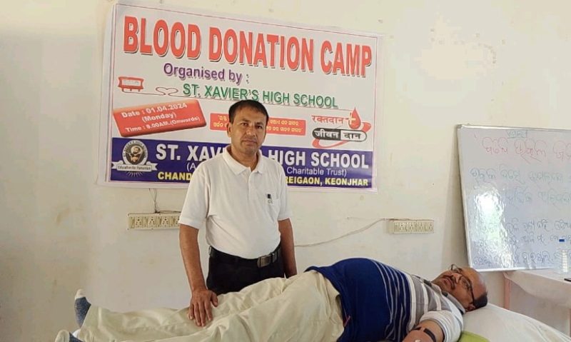 ଉତ୍କଳ ଦିବସ ଅବସରରେ ରକ୍ତ ଦାନ ଶିବିର।
