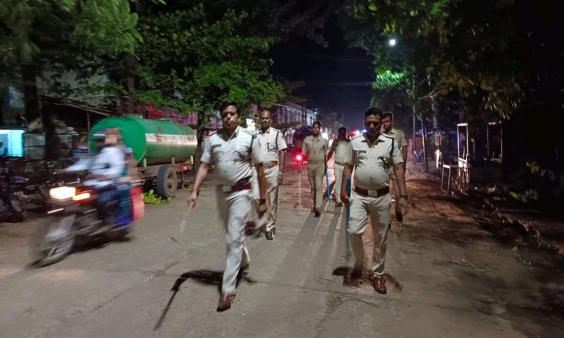 ବେଲଗୁଣ୍ଠା ପୋଲିସର ଫ୍ଲାଗ ମାର୍ଚ୍ଚ