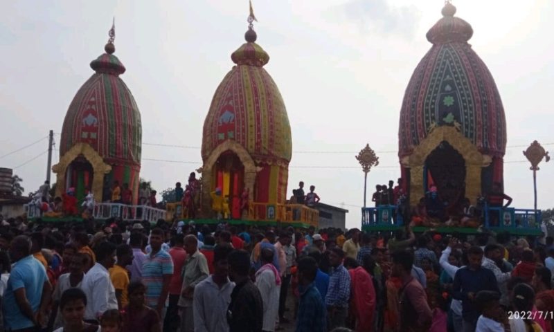ଭୈରବୀ  ରେ ଉତ୍ସାହର ସହ ପାଳିତ ହେଲା ରଥଯାତ୍ରା।
