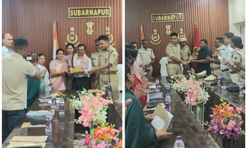 ସୁବର୍ଣ୍ଣପୁର ଜିଲ୍ଲା ପୋଲିସ ପକ୍ଷରୁ ଦୁଇ ଜଣ ବରିଷ୍ଠ କର୍ମଚାରୀ ଙ୍କୁ ଅବସରକାଳୀନ ବିଦାୟ ସମ୍ବର୍ଦ୍ଧନା