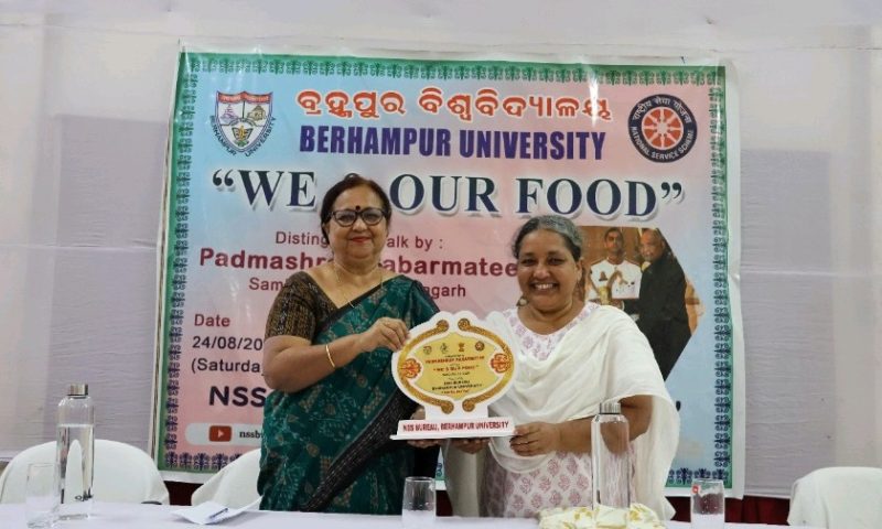 ସାଂପ୍ରତିକ ପରସ୍ଥିତିରେ ଖାଦ୍ୟ ସୁରକ୍ଷା ସହ, ଜୈବିକ ଖାଦ୍ୟକୁ ପ୍ରାଧାନ୍ୟ ଦେବାର ସମୟ ଆସିଛି। : ପଦ୍ମଶ୍ରୀ ସାବରମତି।