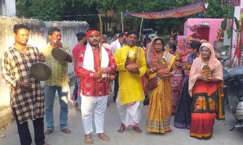 ଭୁତାପଡା ମଙ୍ଗଳା ମନ୍ଦିରରେ ଶରତକାଳୀନ ପୂଜନୋତ୍ସବ ସକାଶେ  କଳଶାଧୀବାସ ଓ ବିଲ୍ଲବରଣେIତ୍ସବ