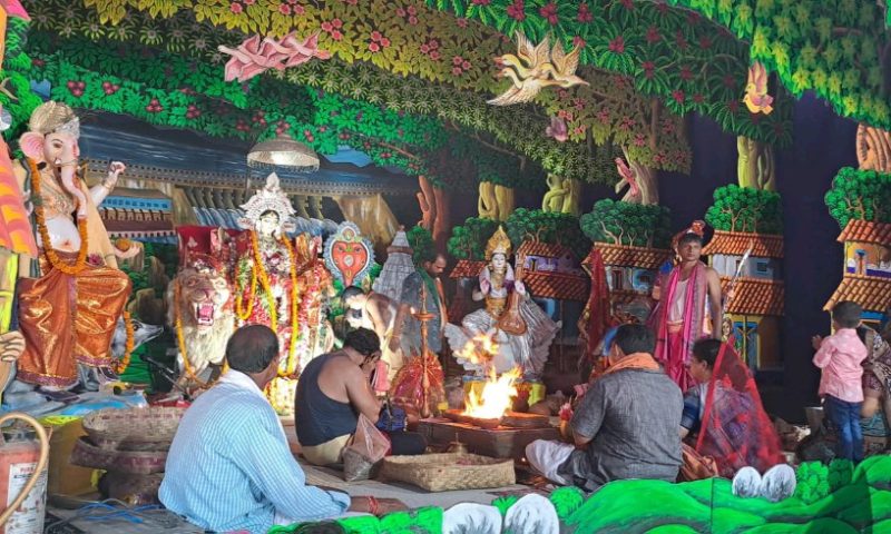 ଗୋବିନ୍ଦତୋଳା ମାଁ ଭୁବନେଶ୍ବରୀ ଙ୍କର ପାଖରେ ମହାଷ୍ଟମୀ ଓ ଭାଇଯୁଇନ୍ତିଆ ଦୁବ ଛୁଆଁ ପୂଜା ସମ୍ପନ୍ନ