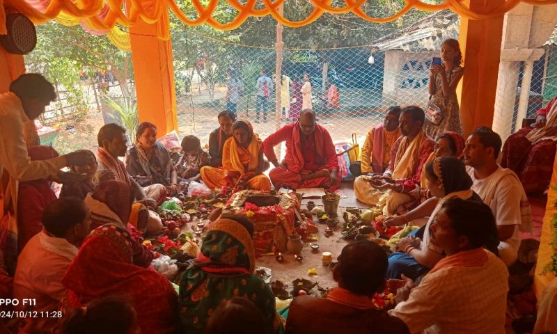 ଓଡ଼ିଶା ଓ ଛତିଶଗଡ଼ ସୀମାନ୍ତସାପ ଖଣ୍ଡିଏନ ପୀଠରେ ନବରାତ୍ର ଓ ରାବଣ ଦହନ ସମ୍ପନ୍ନ