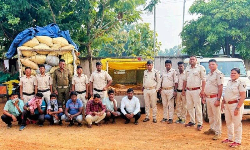 ଉଲୁଣ୍ଡା ବନ ବିଭାଗ ପକ୍ଷରୁ ବିଭିନ୍ନ ସ୍ଥାନରେ ଚଢାଉ, ୯ ଗିରଫ