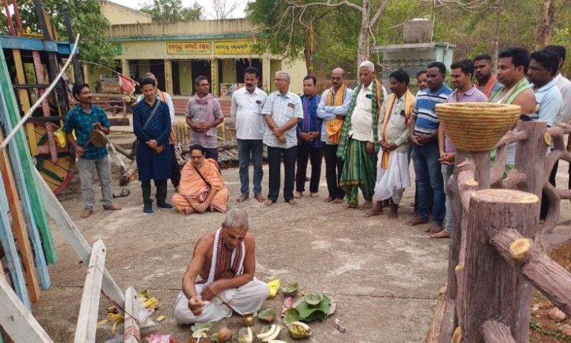 ପବିତ୍ର ଅକ୍ଷୟ ତୃତୀୟା ଅବସରରେ ପାତାଳୀ ଶ୍ରୀକ୍ଷେତ୍ର ରେ ରଥ ଅନୁକୂଳ